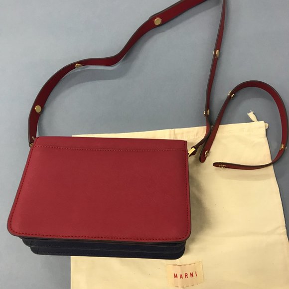 Marni Trunk Bag Medium In Leather - Picture 3 of 6